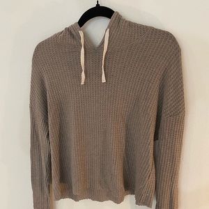 Tan hooded sweater